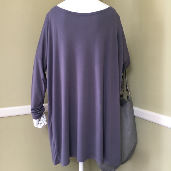 Piko Swing Long Sleeve Bamboo Tunic Shirt Top, szM - Picture 3 of 7